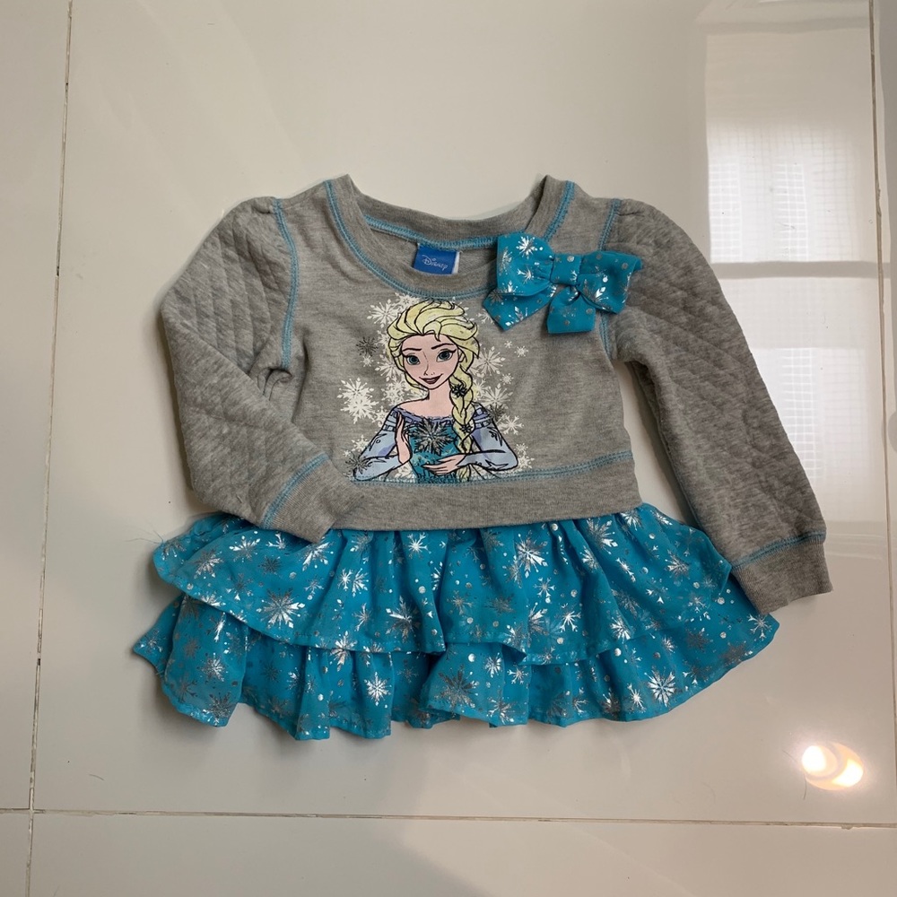 Disney Elsa Princess Sweater Sweatshirt 2T/3T girl